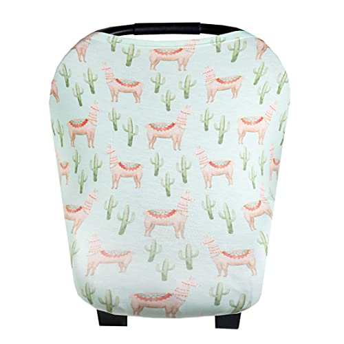 Copper Pearl Multi-Use Cover: Car Seat Covers, Nursing Cover, and Stroller Cover for Sun - Stretchy Fabric, All-Season Use, Stylish Designs, Easy Access for Moms - Cusco - Image 1