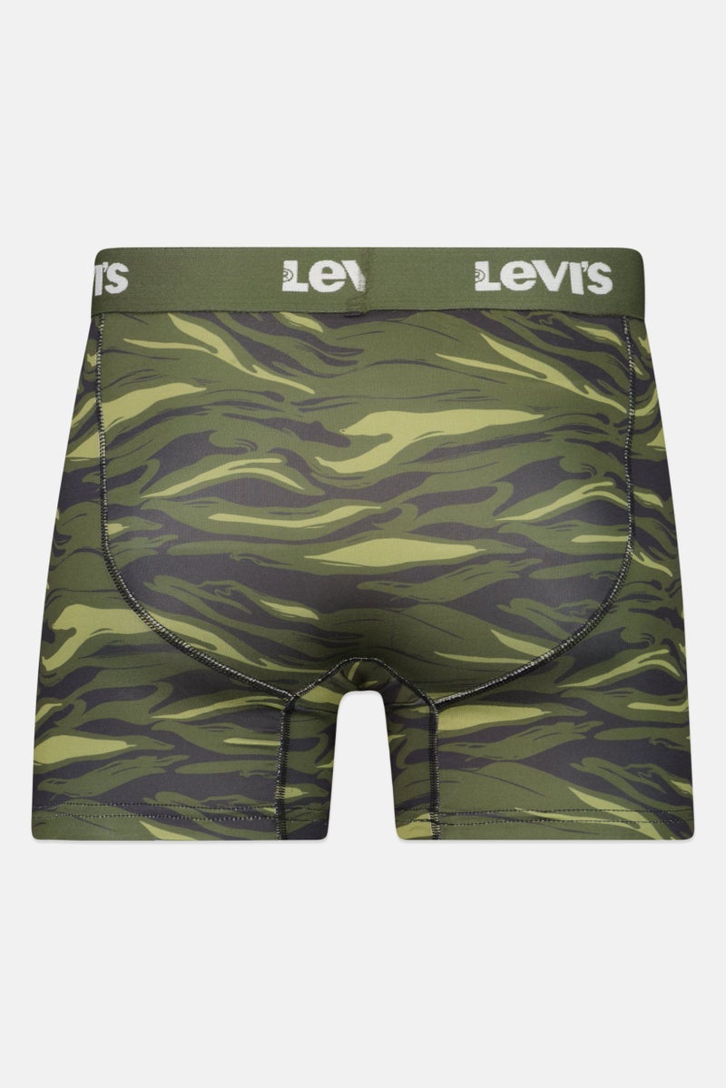 Levi's Men 4 Pack Brand Logo Boxer Brief, Multicolor  - Image 4