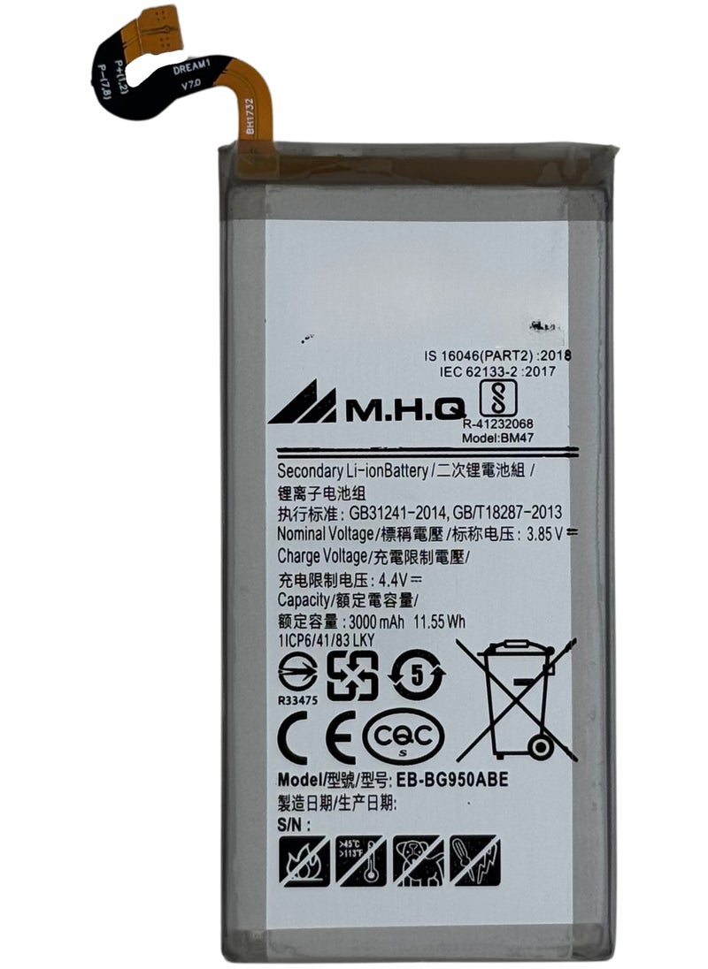 M.H.Q SAM S8 SM-G950 - EB-BG950ABE Battery High Quality  - Image 1