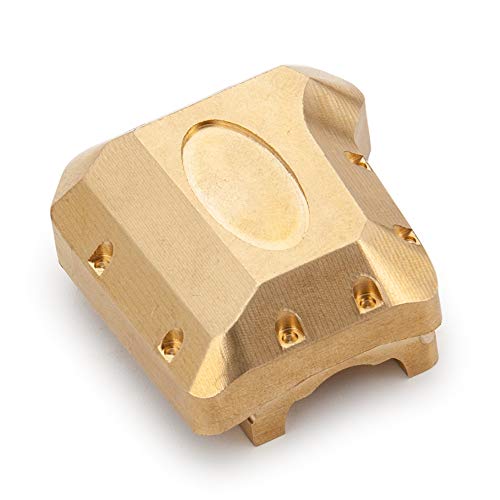 Benedict Harry 2PCS Brass Diff Cover Work on Front and Back Axels for 110 TRX4 RC Crawler Car - Image 5