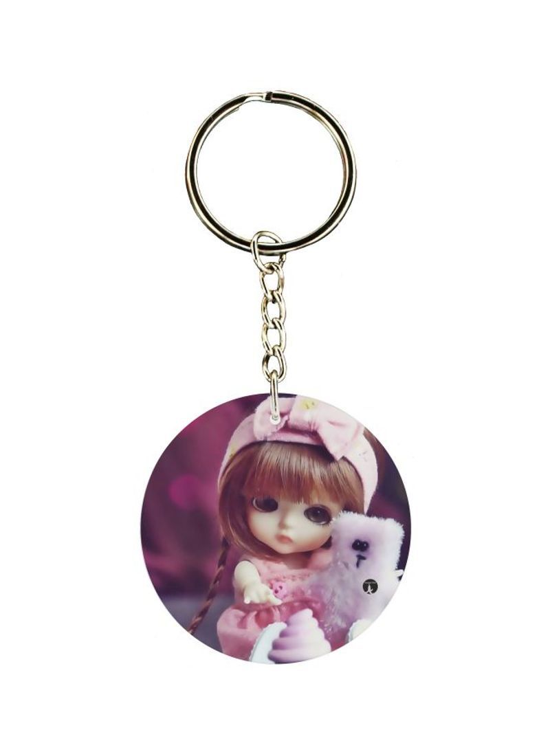 RKN Doll Printed Double Sided Keychain