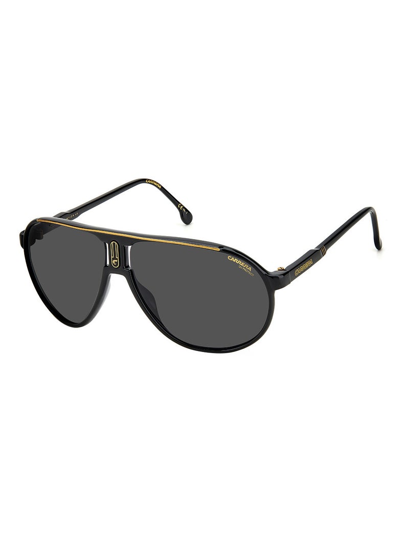 Carrera Aviator Sunglasses Champion65/N Black 62  - Image 1
