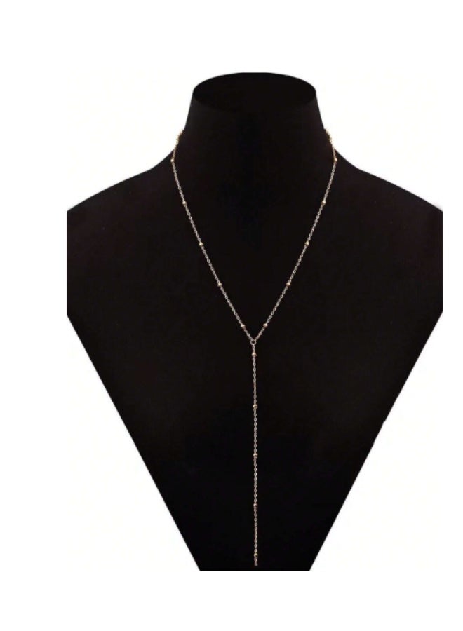YUCCA Simple geometric rope necklace with a unique design - Image 2