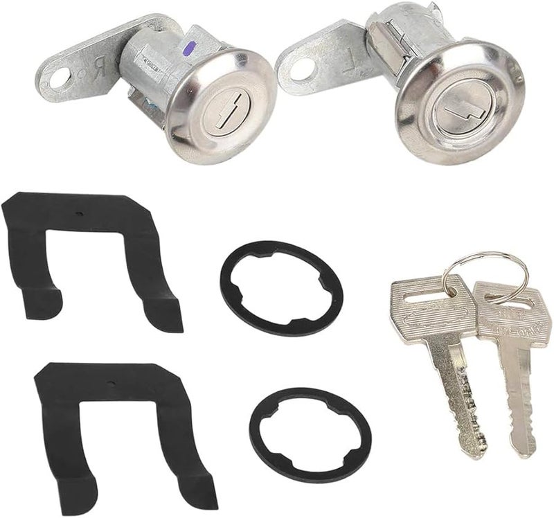 مجموعة أسطوانات قفل باب سيارة فورد رينجر 1983-1992 مع مفتاحين - Image 1