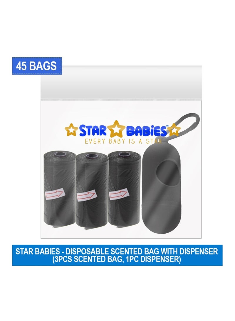 ستار بيبيز عبوة من 3 أكياس معطرة من ستار بيبيز مع موزع - أسود - Image 3