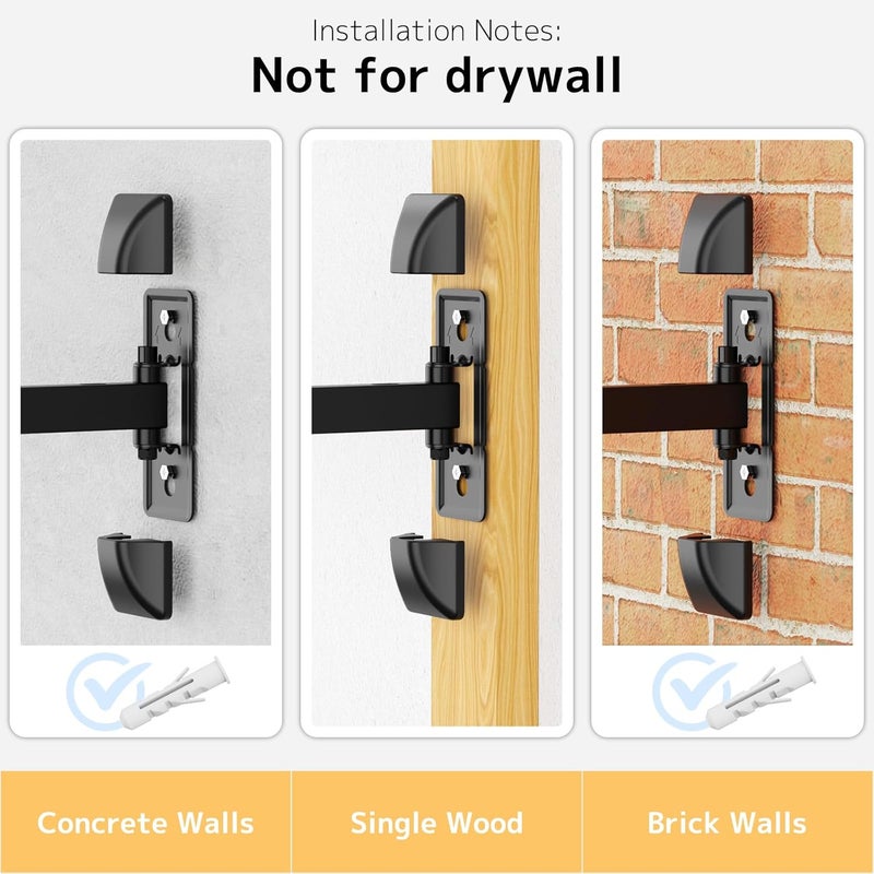 PUTORSEN Speaker Wall Mount – Fully Adjustable Universal Speaker Bracket Wall, 2 Pack Boxes Wall Mount, Holds up to 25 kg - Image 4