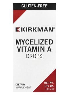 Kirkman Labs Mycelized Vitamin A Drops 1 fl oz (30 ml) 