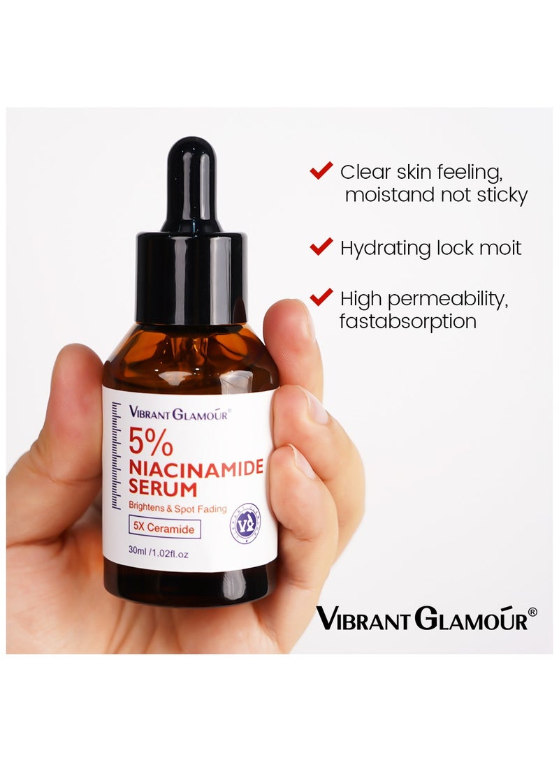 Vibrant Glamour Vibrant Glamour Niacinamide Serum  - 30ml | Brightening, Anti-Aging, Acne Control, Hydrating Face Serum for Glowing Skin  - Image 2