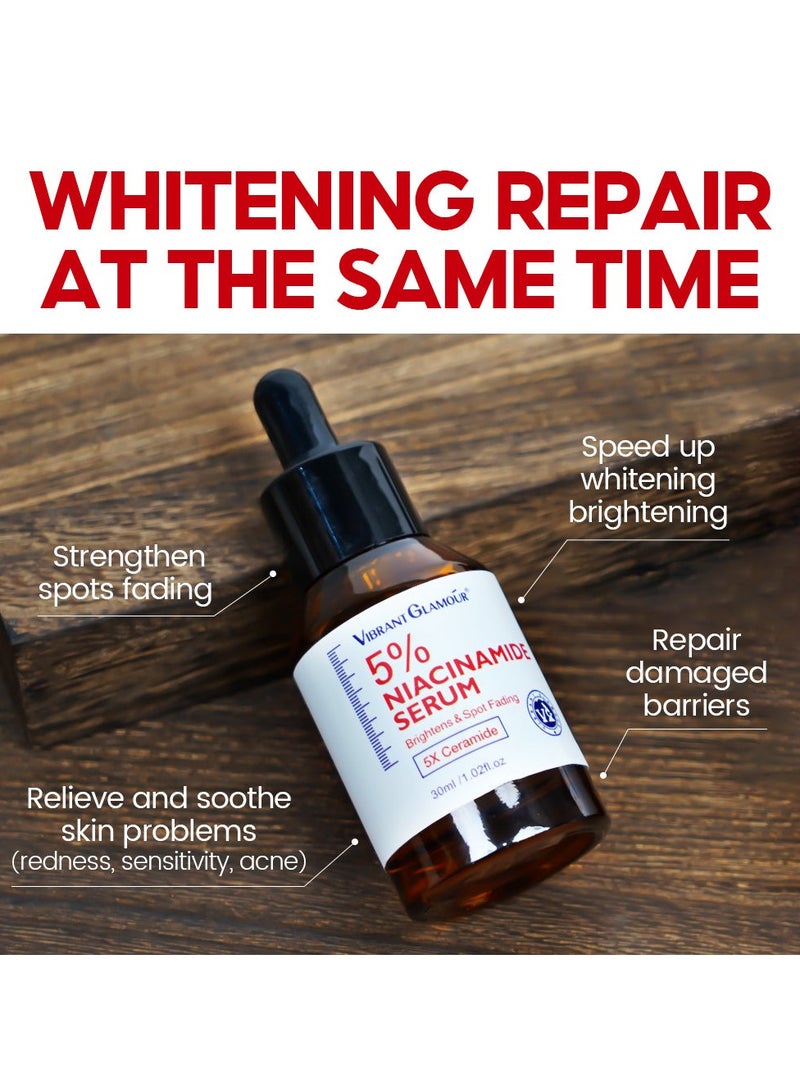 Vibrant Glamour Vibrant Glamour Niacinamide Serum  - 30ml | Brightening, Anti-Aging, Acne Control, Hydrating Face Serum for Glowing Skin  - Image 3