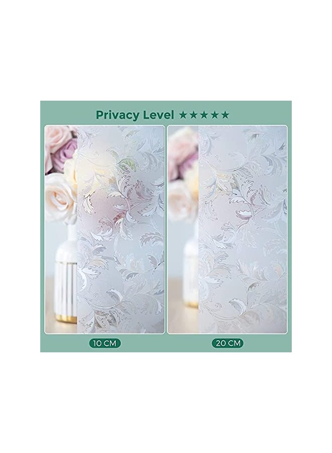 The Bros Stained Glass Window Film Privacy, Window Privacy Film Sun Blocking Anti UV Rainbow Window Clings 3D Decorative Window Vinyl Static Cling Window Sticker,17.5 x 78.7 Inches - Image 5