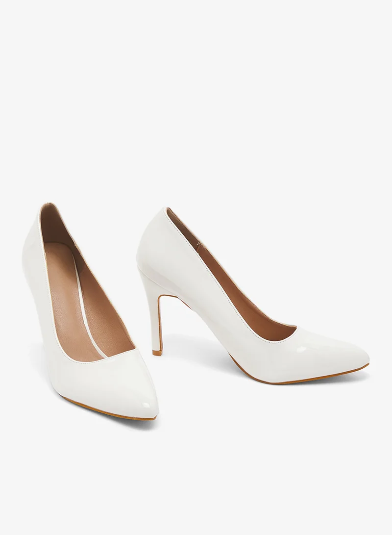 ELLA White Classic High Heel Stiletto Pumps for Women | Best Price UAE