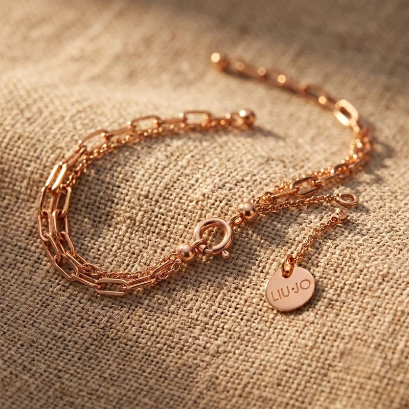 Liu Jo Liu Jo Ivy Bracelet Pair (Silver + Rosegold)