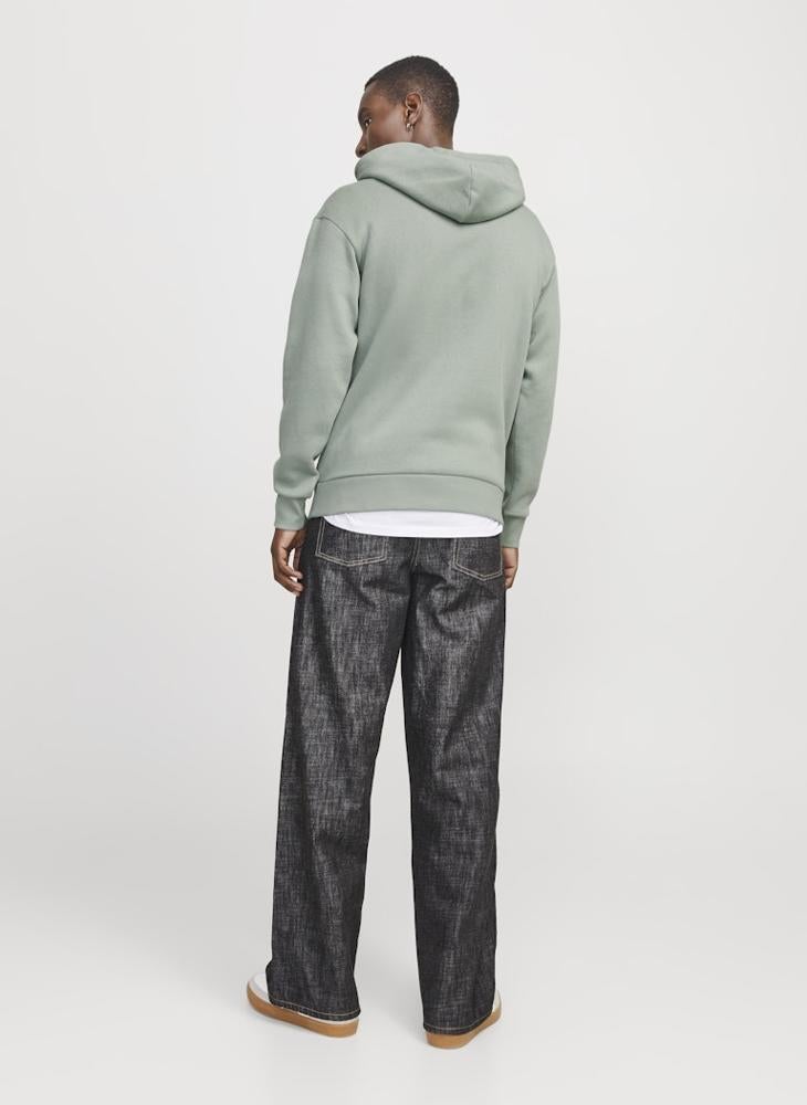 JACK & JONES Logo Print Pull Over Hoodie  - Image 2