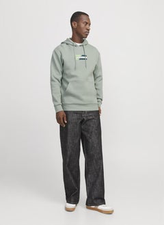 JACK & JONES Logo Print Pull Over Hoodie  - Image 4