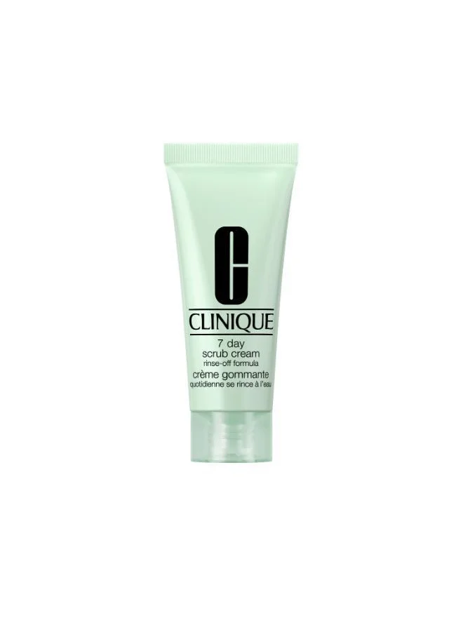 CLINIQUE 7 Day Scrub Cream Rinse-Off Formula Mini 15Ml