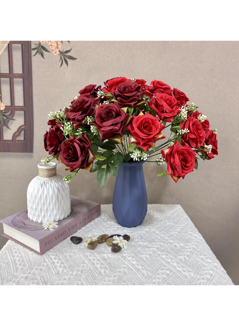 Huitich Artificial Flower Decor for Home, Parties, and Weddings Brown  - Image 3