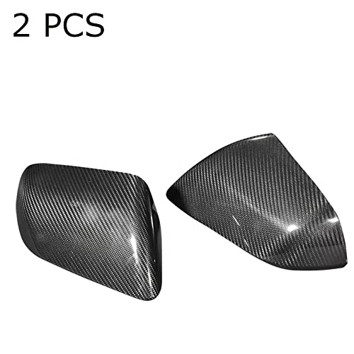 SIDMILE Real Carbon Fiber Mirror Cap Covers Compatible with 2015-2020 M-ustang S550 for USA Spec Model W/LED Signal Add-on Type - Image 2