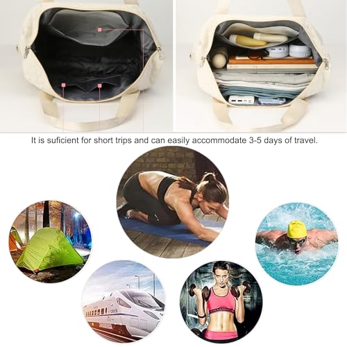 DOJUNS Rolling Duffle Bag with Wheels, Expandable Foldable Duffle Bag, Detachable Rolling Carry-On Luggage,Wheeled Travel Suitcase,Gift for Wife and Parents(Blue) - Image 5
