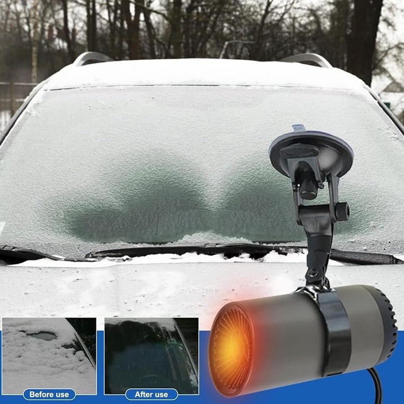 Portable 150W Car Heater Cup Shape with Adjustable Bracket for Windshield Defrost Defogging - Image 5