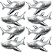 Feradny 8 Pcs 40 Inch Inflatable Animals Shark Large Blow Up Shark PVC Inflatable Shark Float Pool Toy for Under The Sea Theme Party Ocean Marine Beach Decor - Image 3