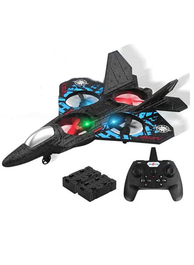 RC Aeroplane 2.4GHz Remote Controlled Aeroplane L0712 Quadcopter Floating Fighter Plane RC Aeroplane RTF for Beginners, Children and Adults, APlane Toy with Coloured Lights USB Charging  - Image 1