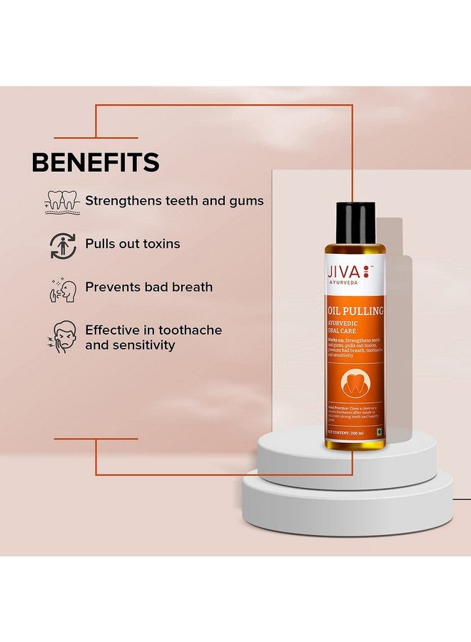 Jiva Oil Pulling | 200Ml (Pack Of 1) | Ayurvedic Oral Care | Oral Care For Teeth And Gums - Image 2