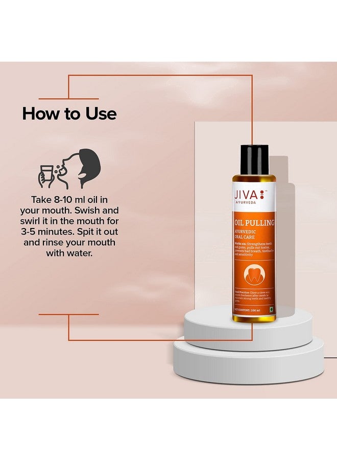 Jiva Oil Pulling | 200Ml (Pack Of 1) | Ayurvedic Oral Care | Oral Care For Teeth And Gums - Image 5