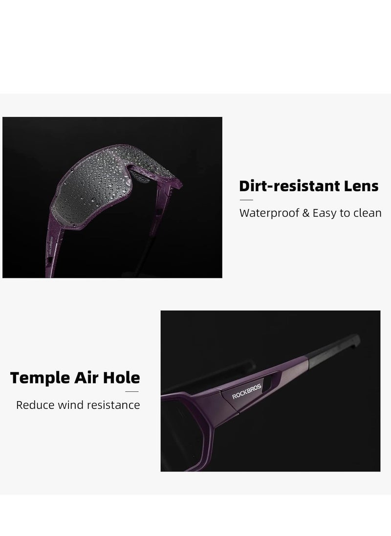 Rockbros Photochromic Sunglasses For Men Women Cycling Sunglasses Safety Sport Sunglasses Uv Protection  - Image 5