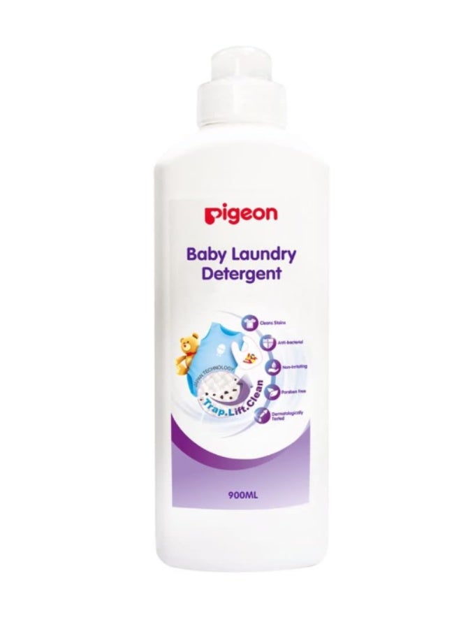 Pigeon Baby Laundry Detergent Liquid With Plant Extracts, Alcohol & Anti-Bacterial, Paraben Free, Highly Effective, Superior Cleaning, 900ml - Image 1