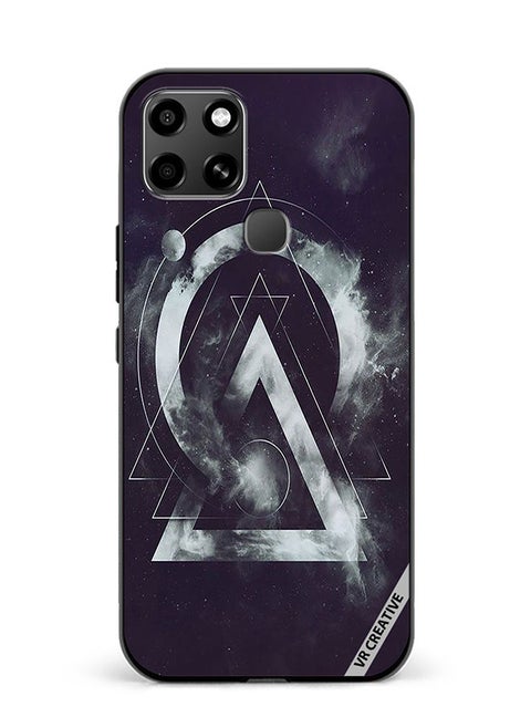 Protective Case Cover For Infinix Smart 6 Abstract Design Multicolour