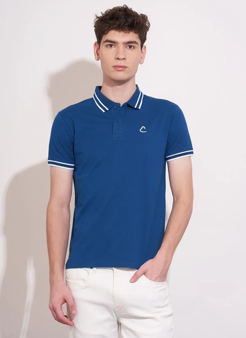 Being Human Brand Logo Polo Collar Regular Fit T-shirt