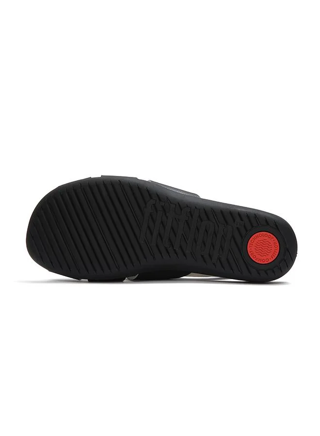 Fitflop  SOLAY WATERPROOF-LEATHER WOVEN SLIDES for Women | Best Price UAE