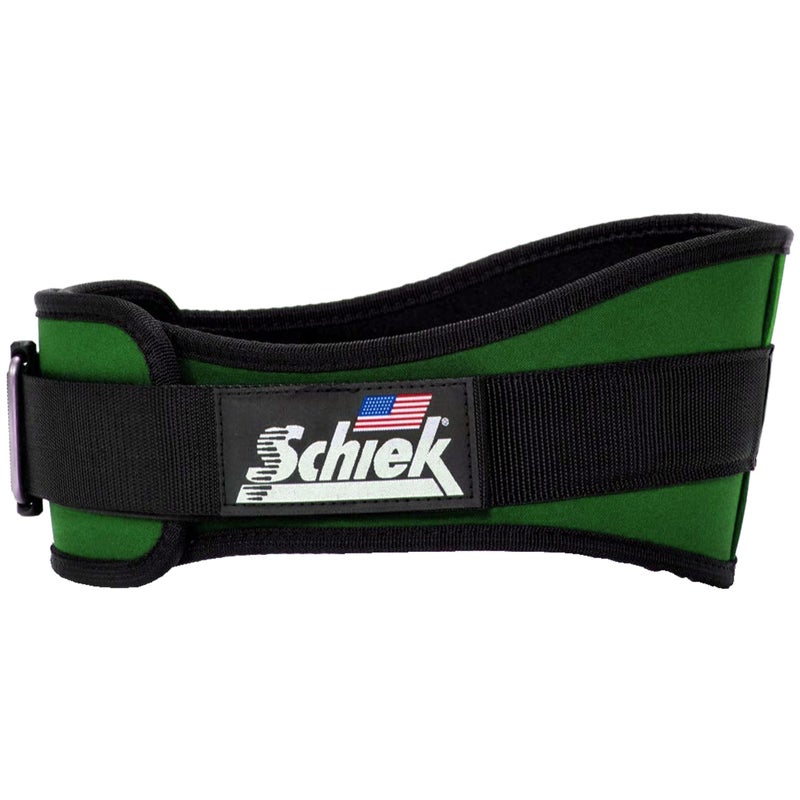 Schiek Sports 2006 Nylon 6 Inches Weight Lifting Belt Support Belt for Power Lifting Long Lasting Forest Green - Image 2