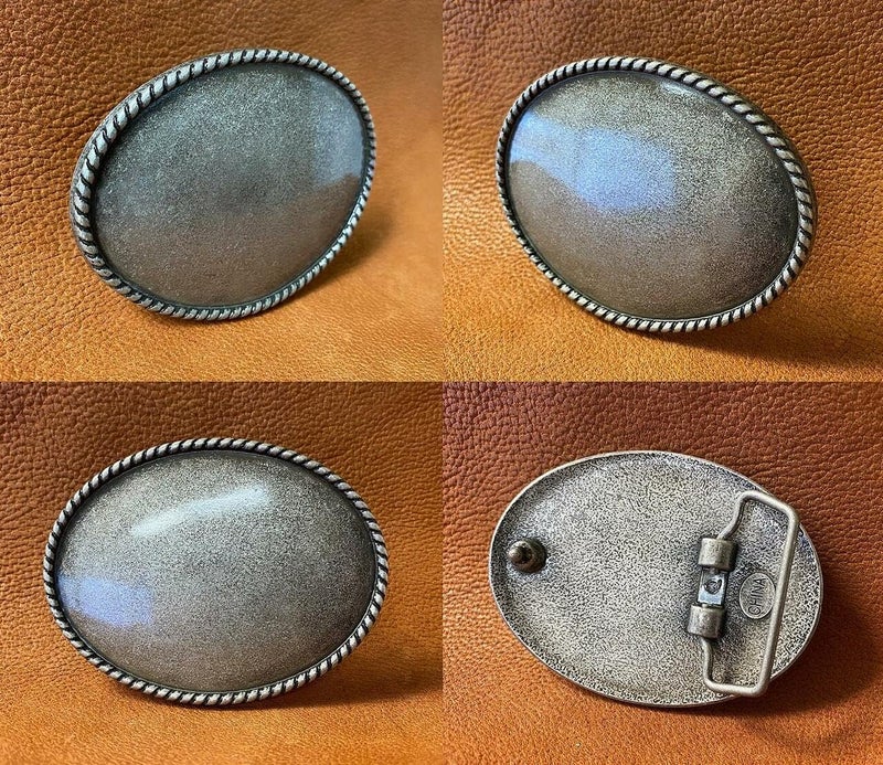 Belts.com Replacement Belt Buckle Vintage Blank Plain Belt Buckle Fits 1-1/2"(38mm) Belt Strap-Multi-Style Options - Image 3