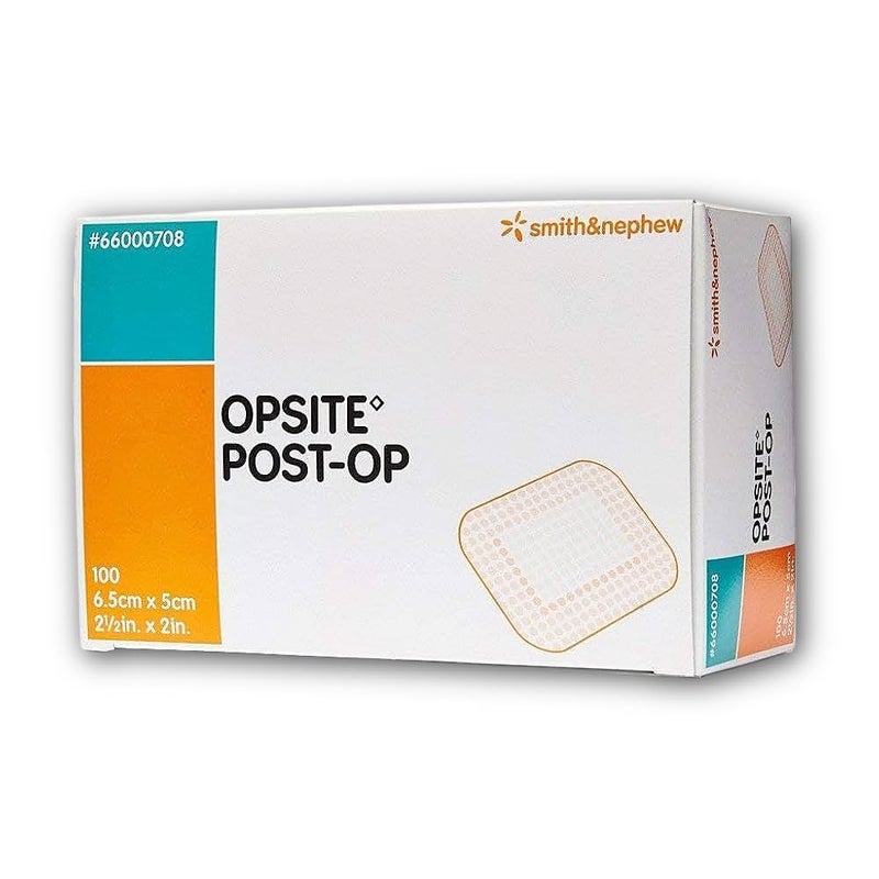Smith&nephew سميث ونيوف SJ66000708 ضمادة ما بعد الجراحة مع وسادة، 6.5 سم × 5 سم، عبوة من 100 - Image 1