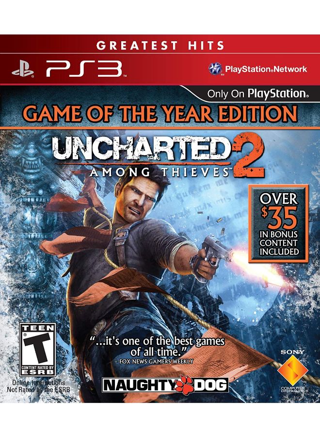 نوتي دوج لعبة UNCHARTED 2: Among Thieves إصدار لعبة السنة - بلايستيشن 3 - الأكشن والتصويب - playstation_3_ps3 - Image 1