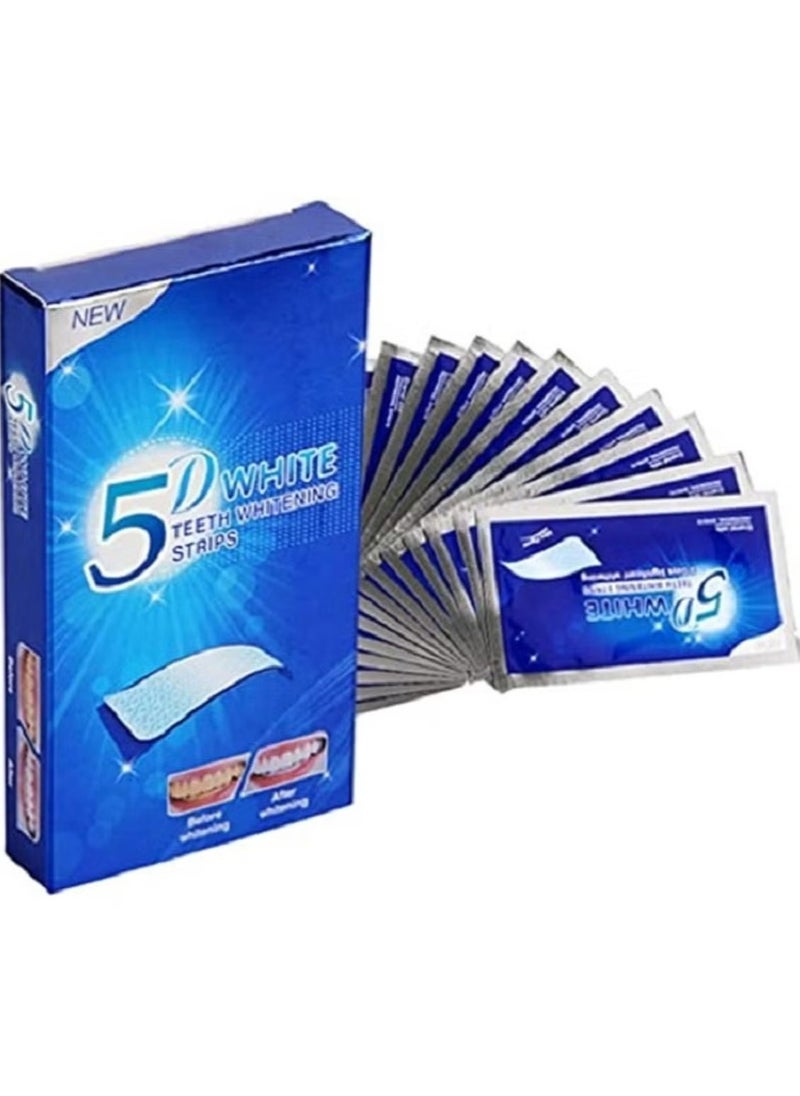 Generic - 7-Pieces 5D Teeth Whitening Strips - Image 1