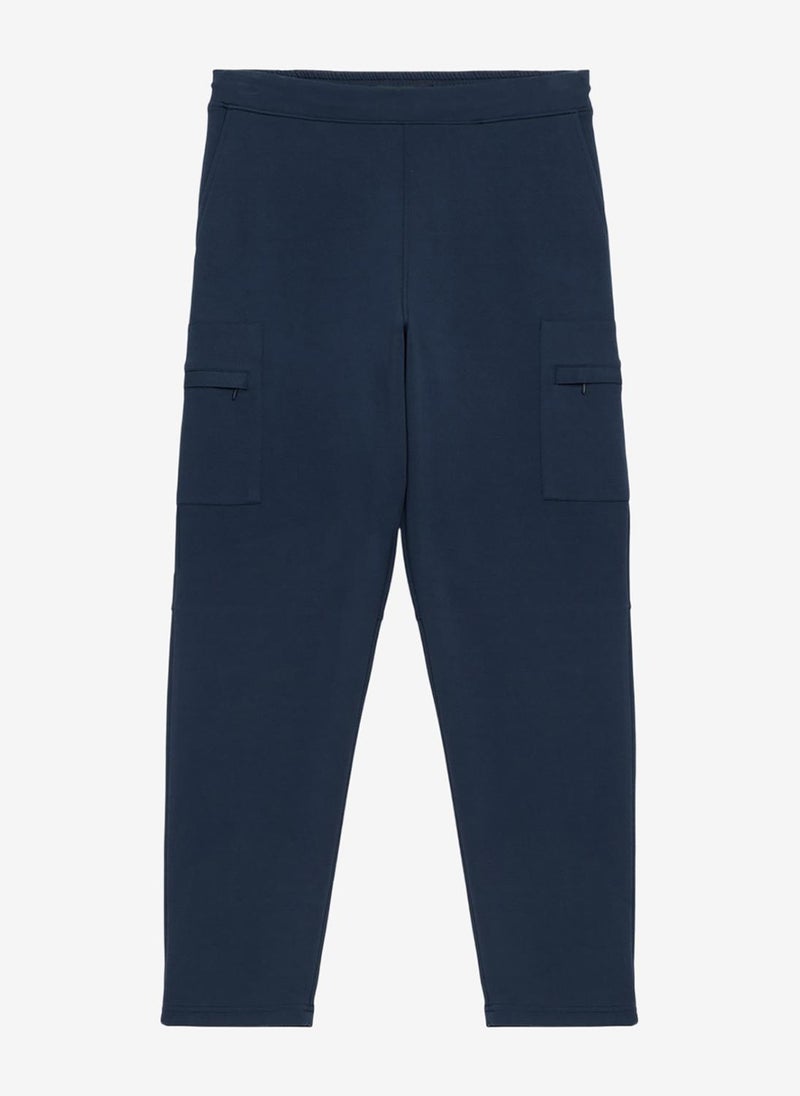 French Connection Men's Navy Rayon Wren Cupro Smart Jogger - Image 3