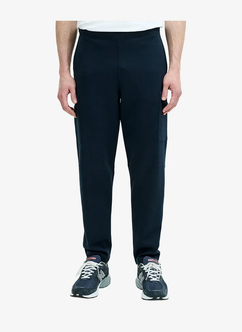French Connection Men's Navy Rayon Wren Cupro Smart Jogger