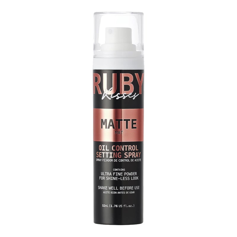 Ruby Kisses Setting Spray Ultrafine mist Sets makeup LongLasting Formula for a Flawless Finish Matte