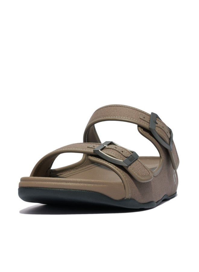 FitFlop 049-762 صندل رجالي من Fitflop GD6-A76 Gogh Moc شبشب رجالي من القماش باللون الرمادي  - Image 3