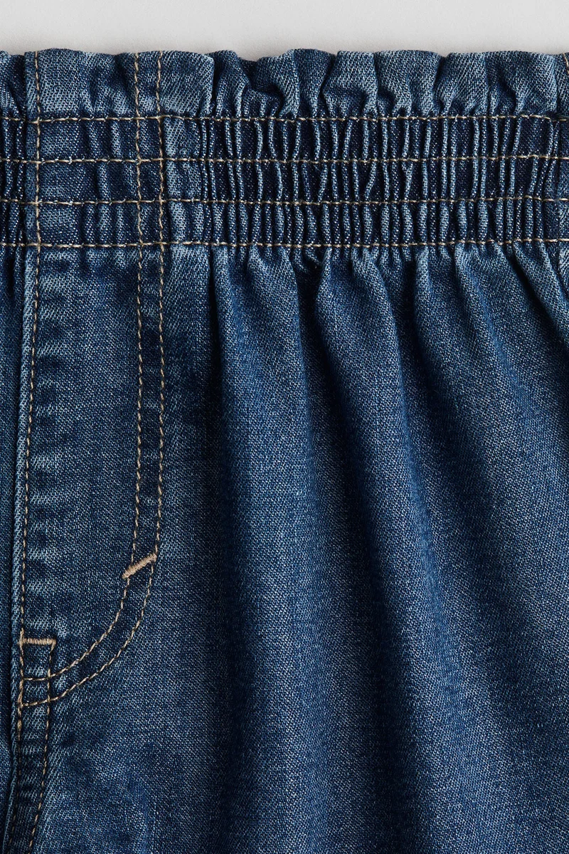 اتش اند ام شورت دنيم بمقاس فضفاض