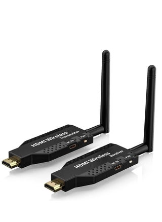 Long Range 50m Wireless HDMI Transmitter and Receiver - 1080P 4K HD Wireless HDMI Extender Adapter for Streaming Video/Audio from Laptop/PC to TV/Projector/Monitor - pzsku/Z82250D3936AD5B782088Z/45/_/1705470676/2009aee5-a680-439d-9cd2-85ddcf4024c6