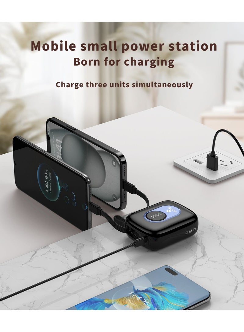 زوم تصميم أنيق مع طاقة موثوقة - بنك الطاقة Zoom Plus ZP100 سريع الشحن مع دعم متعدد المنافذ وشاشة LED ذكية - Image 2