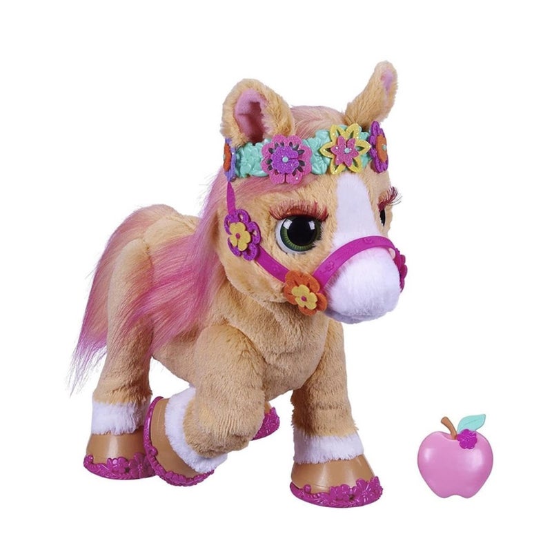FurReal Cinnamon, My Stylinâ€™ Pony Toy, 14-Inch Electronic Pets, 80+ Sounds & Reactions, 26 Accessories, Interactive Toys for 4 Year Old Girls and Boys and Up - Image 1