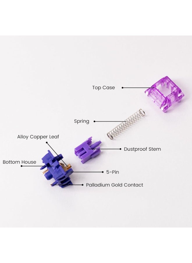 AKKO - Akko Lavender Purple Pro Switches (45 PCS) - Image 1