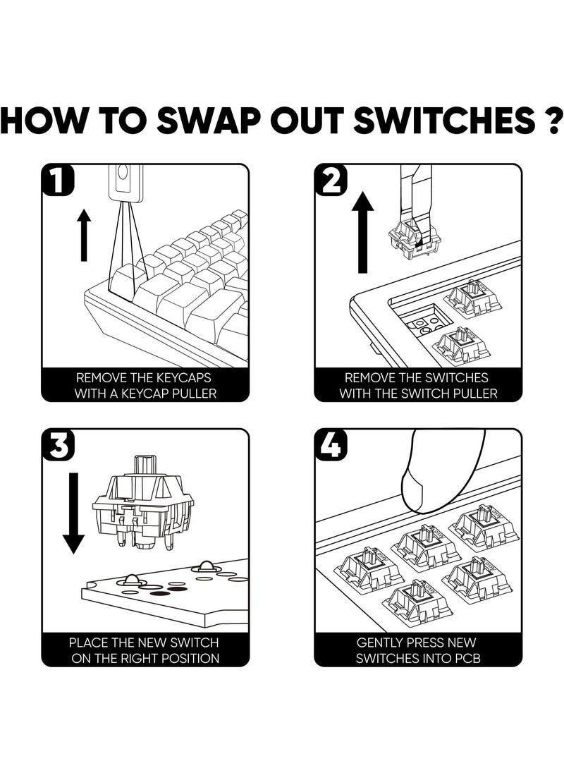 AKKO - Akko Lavender Purple Pro Switches (45 PCS) - Image 1