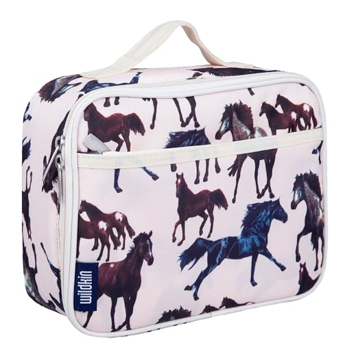 Wildkin Kids Insulated Lunch Box – Durable and Reusable for School & Travel - Horse Dreams - Image 1