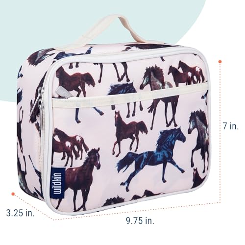 Wildkin Kids Insulated Lunch Box – Durable and Reusable for School & Travel - Horse Dreams - Image 3