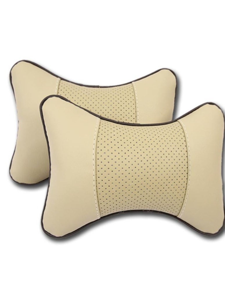 KUYING New Pair of Car Headrest Neck Protection Pillows 